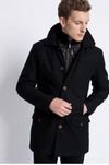 Пальто утеплене з гладкого матеріалу колекції DARK SIDE RW16-KPM501