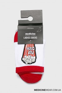 Шкарпетки жіночі BASIC  (2 - пари) RS19-LGD701