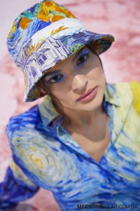 Бавовняний жіночий капелюх EVIVA L`ARTE RS22-CAD150