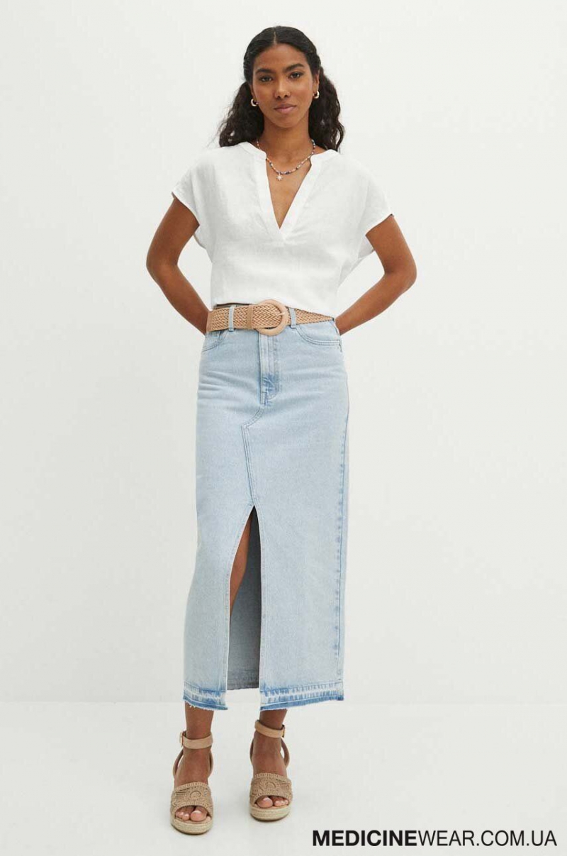 Блузка жіноча з домішкою льону MEDICINE RS24-BKD701