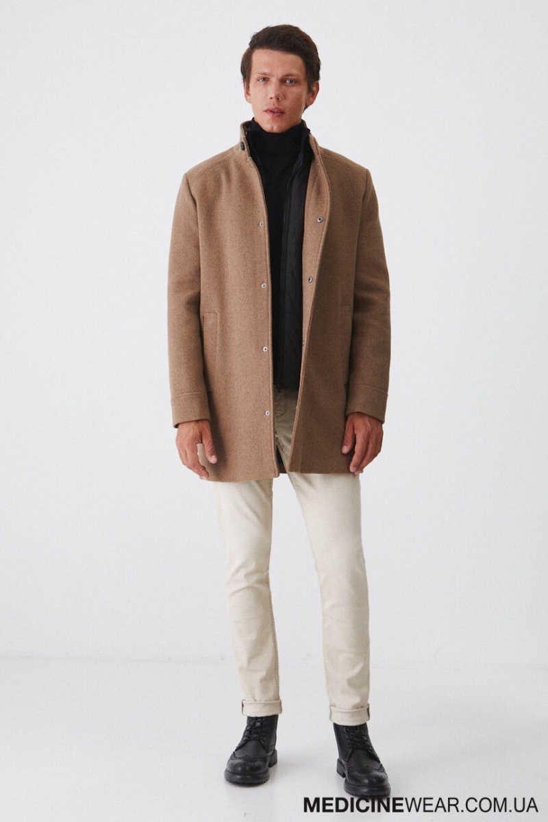 Мужское пальто с примесью шерсти MEDICINE RW24-KPM603