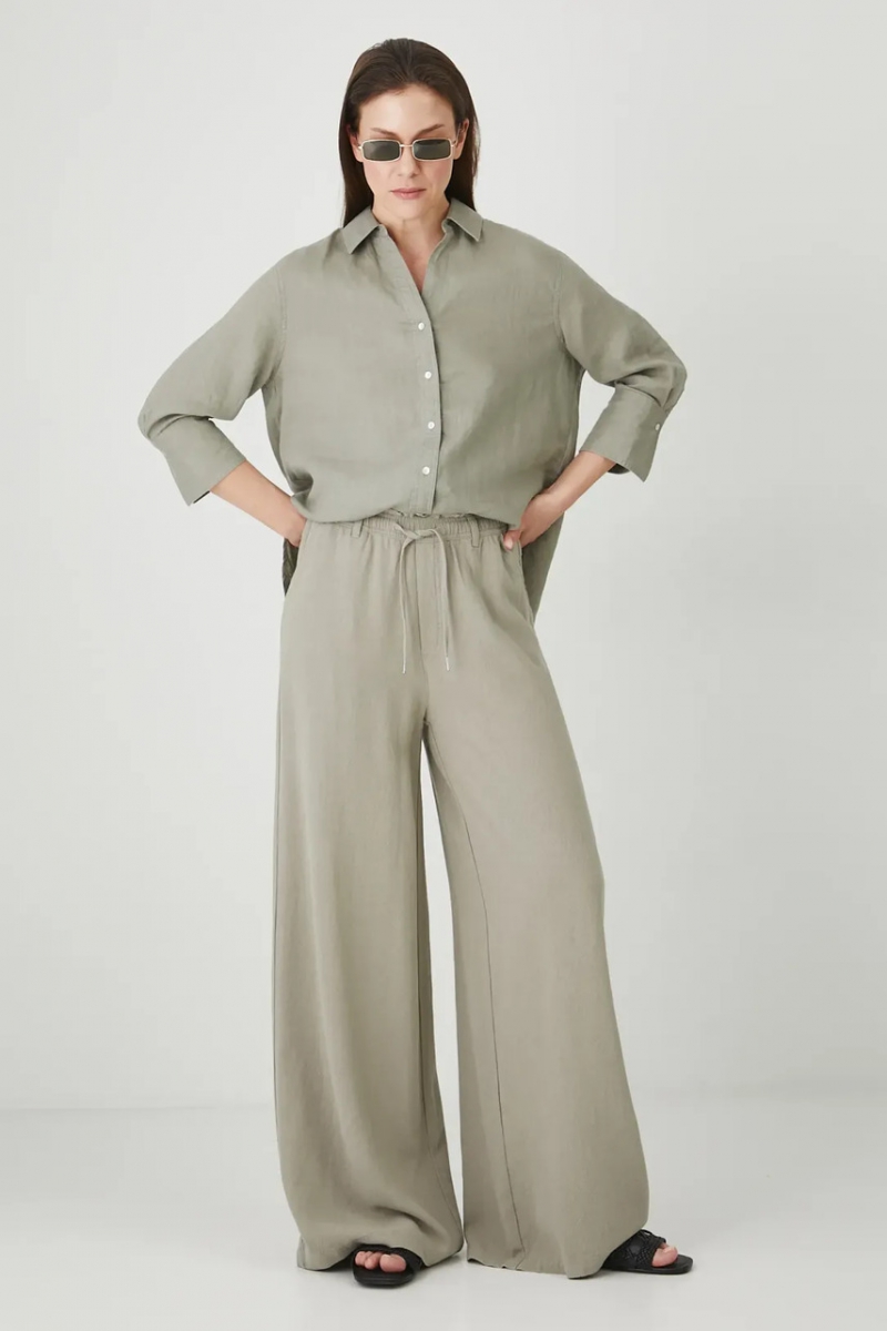 Штани жіночі з домішкою льону MEDICINE  RS25-SPD901