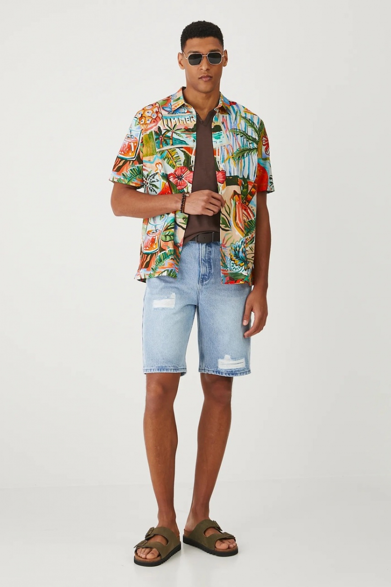 Рубашка мужская MEDICINE RS25-KKMB11